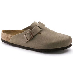 BIRKENSTOCK® Boston Suede Leather-Taupe