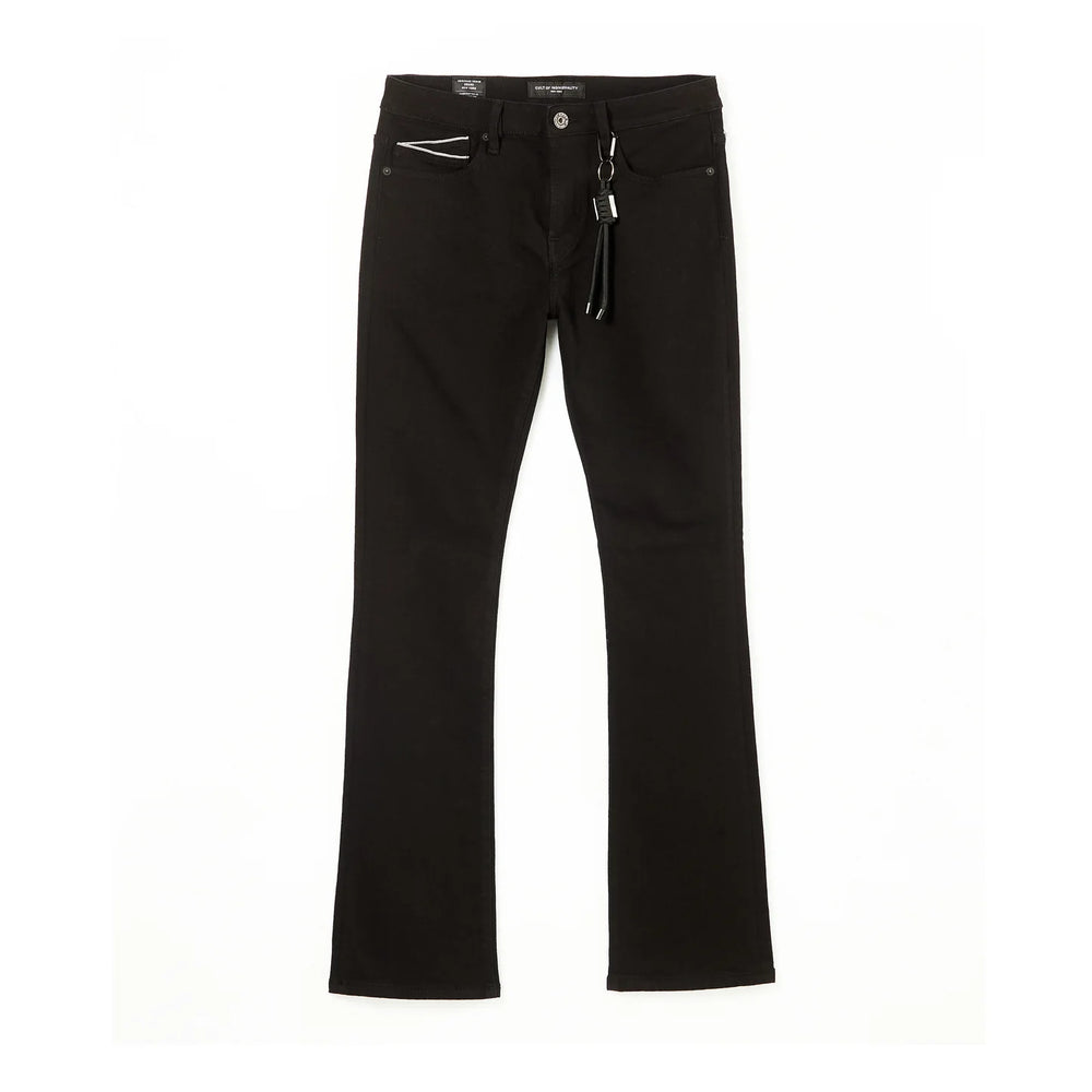 CULT OF INDIVIDUALITY Lenny Bootcut 603 Jeans in Triple Black - Gravity NYC
