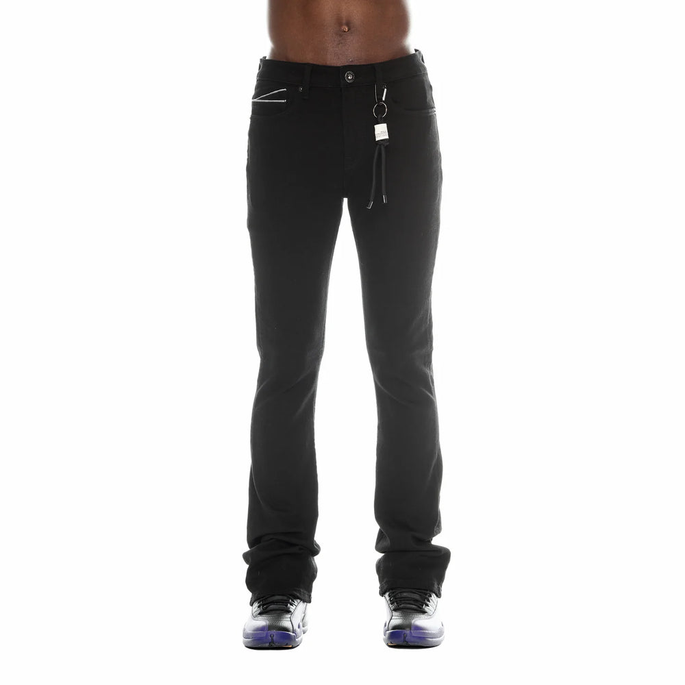 CULT OF INDIVIDUALITY Lenny Bootcut 603 Jeans in Triple Black - Gravity NYC