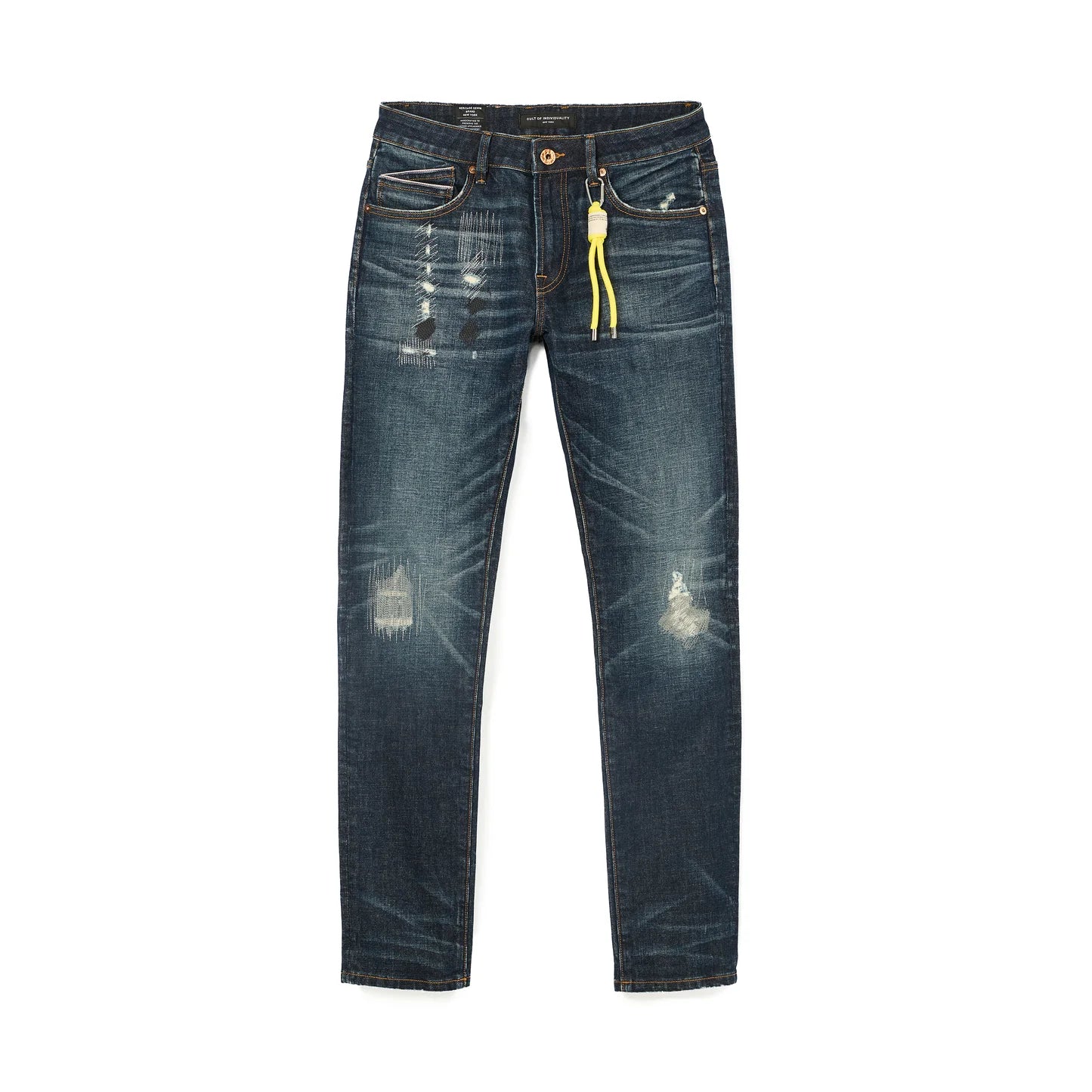 CULT OF INDIVIDUALITY Rocker Slim 602 Jeans in Marine Gravity NYC