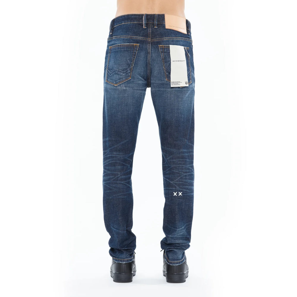 CULT OF INDIVIDUALITY Rocker Slim 602 Jeans in Marine - Gravity NYC