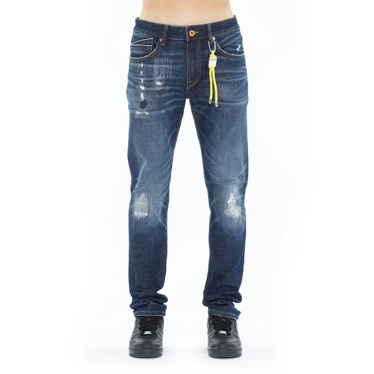 CULT OF INDIVIDUALITY Rocker Slim 602 Jeans in Marine Gravity NYC