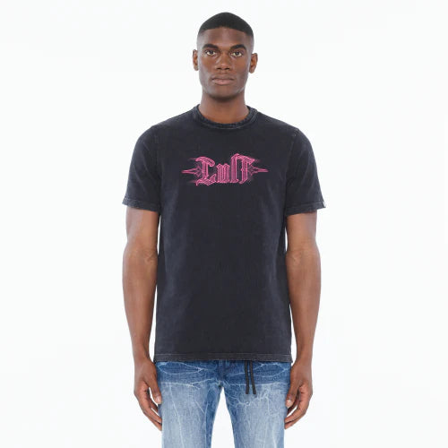 CULT OF INDIVIDUALITY "Pinstripe Logo" Tee - Gravity NYC