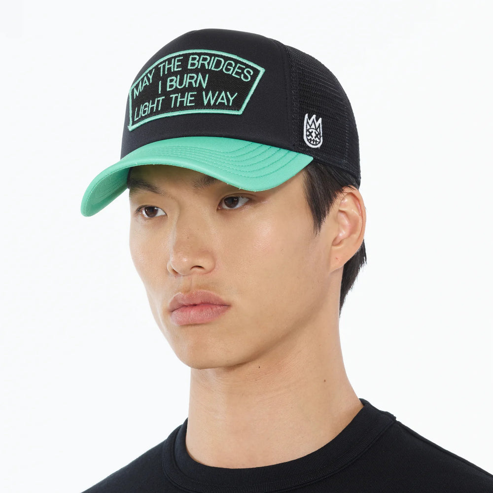 CULT OF INDIVIDUALITY "May the Bridges" Mesh Back Trucker - Gravity NYC
