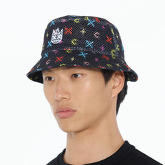 CULT OF INDIVIDUALITY Repeat Pattern Mesh Bucket Hat - Gravity NYC