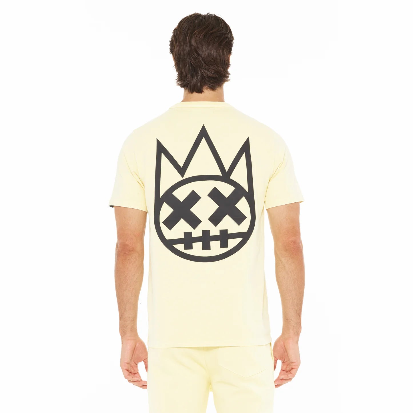 CULT OF INDIVIDUALITY "Shimuchan" Logo Tee in Banana - Gravity NYC