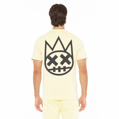CULT OF INDIVIDUALITY "Shimuchan" Logo Tee in Banana - Gravity NYC
