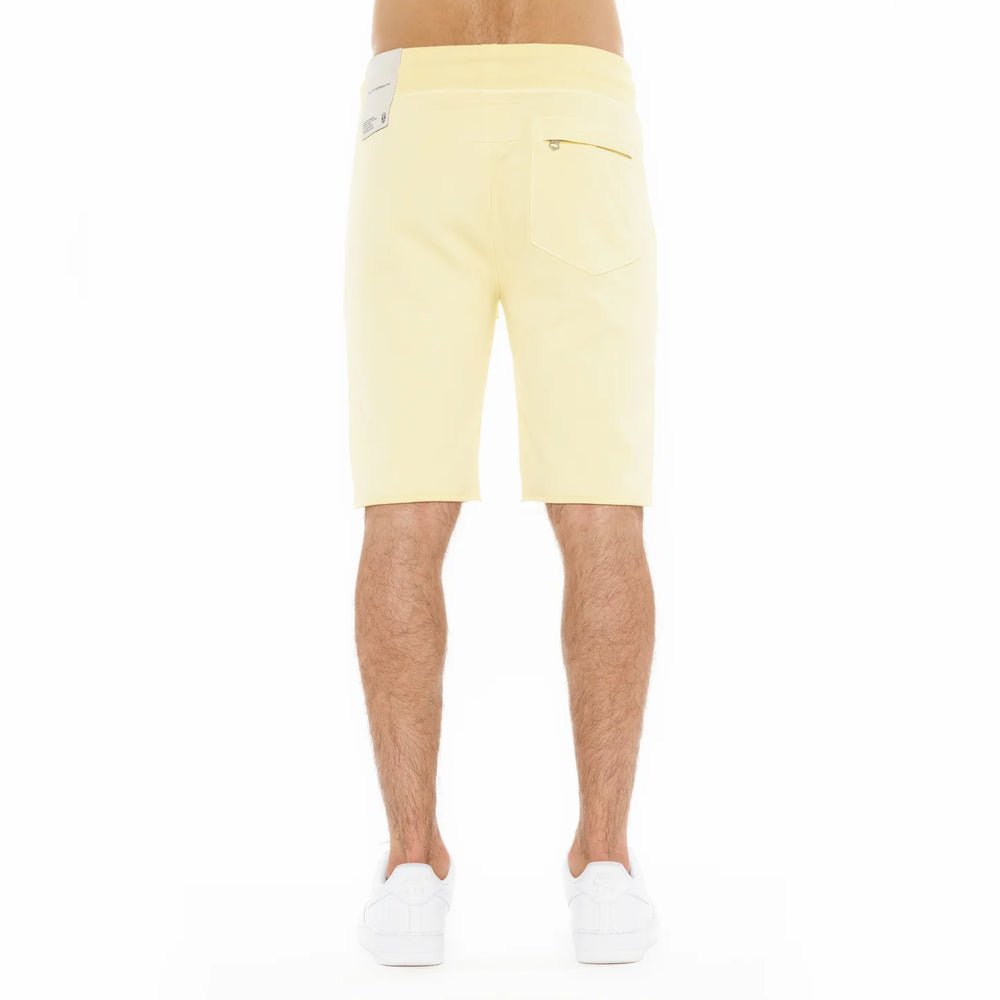 CULT OF INDIVIDUALITY French Terry Sweatshorts in Banana - Gravity NYC