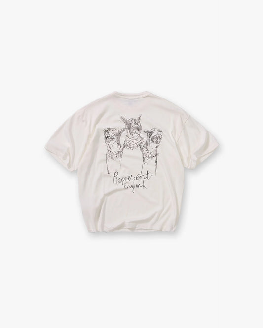 REPRESENT Hand Drawn Thoroughbred Dogs T-Shirt - Gravity NYC