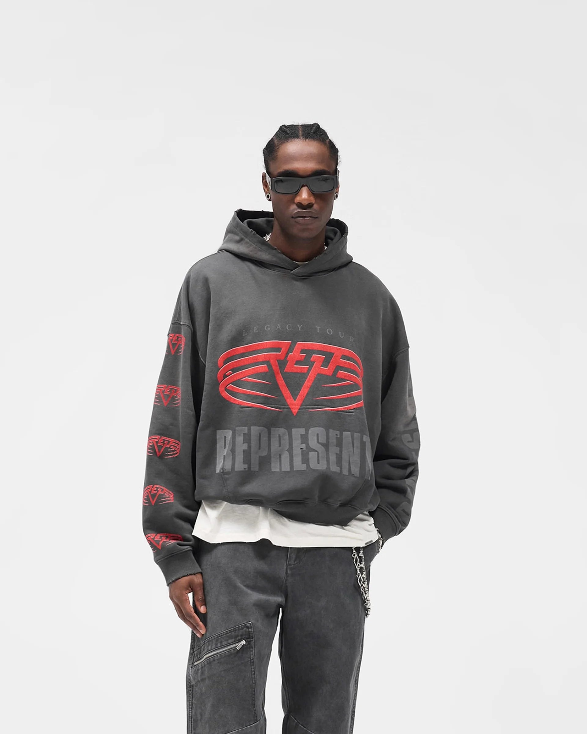 REPRESENT Reversible Living Legacy Tour Hoodie - Gravity NYC