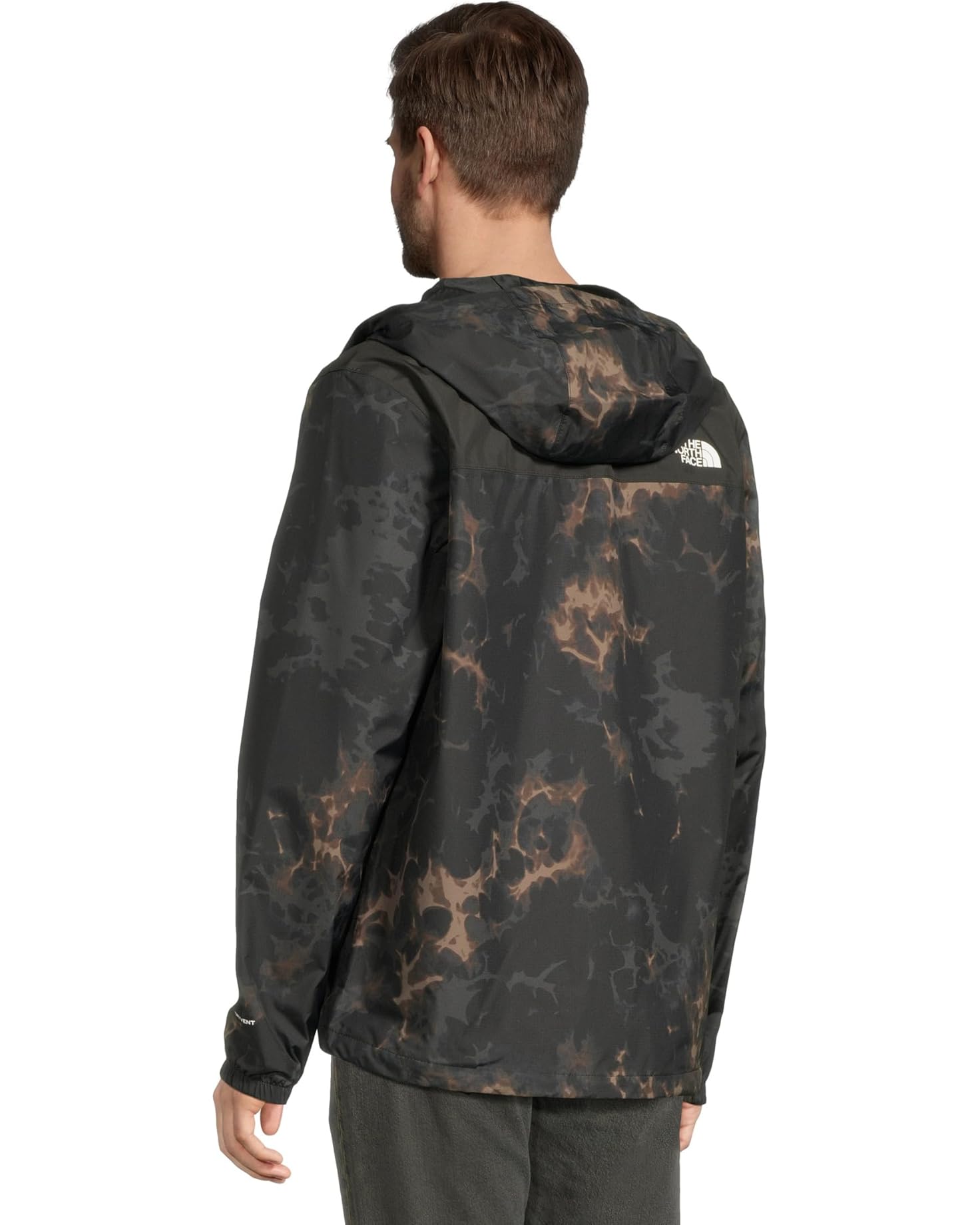 THE NORTH FACE Men's Antora Rain Jacket Print Black Light Refract - Gravity NYC