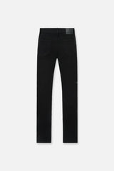 RTA Bryant Skinny Jean Black Cross Patches