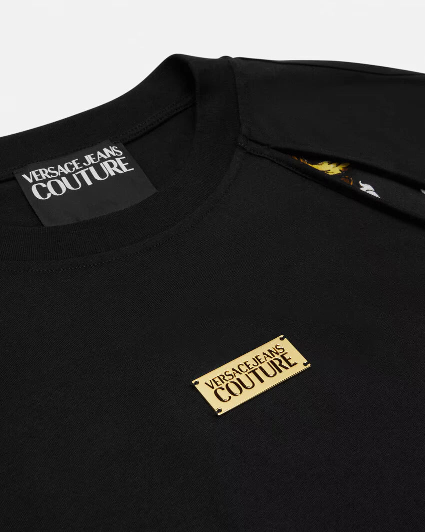 VERSACE JEANS COUTURE Contrast Barocco Regular-Fit T-Shirt - Gravity NYC