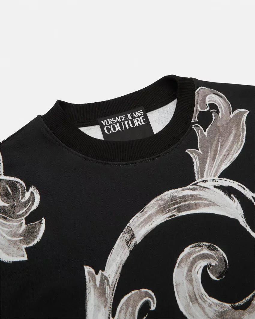 VERSACE JEANS COUTURE Outline Barocco Regular-Fit Sweatshirt - Gravity NYC
