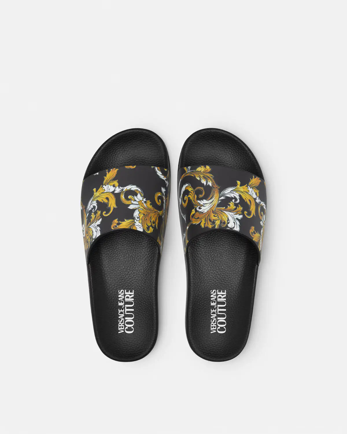 VERSACE JEANS COUTURE Outline Barocco Sliders Gravity NYC