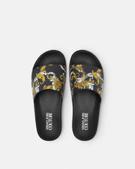 VERSACE JEANS COUTURE Outline Barocco Sliders Gravity NYC