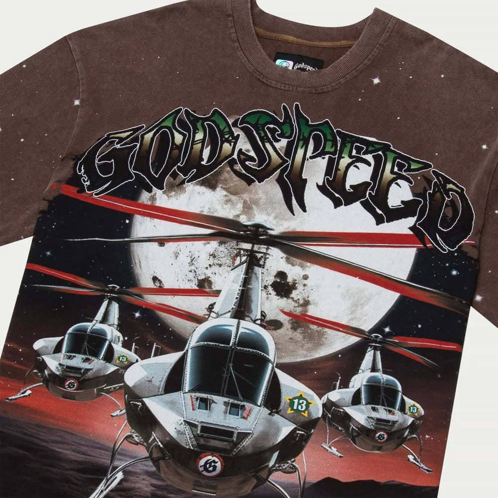 GODSPEED Air Strike T-Shirt (Brown) Gravity NYC