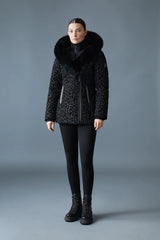 MACKAGE Adali-FLP Down Coat with Natural Fur Signature Mackage Collar