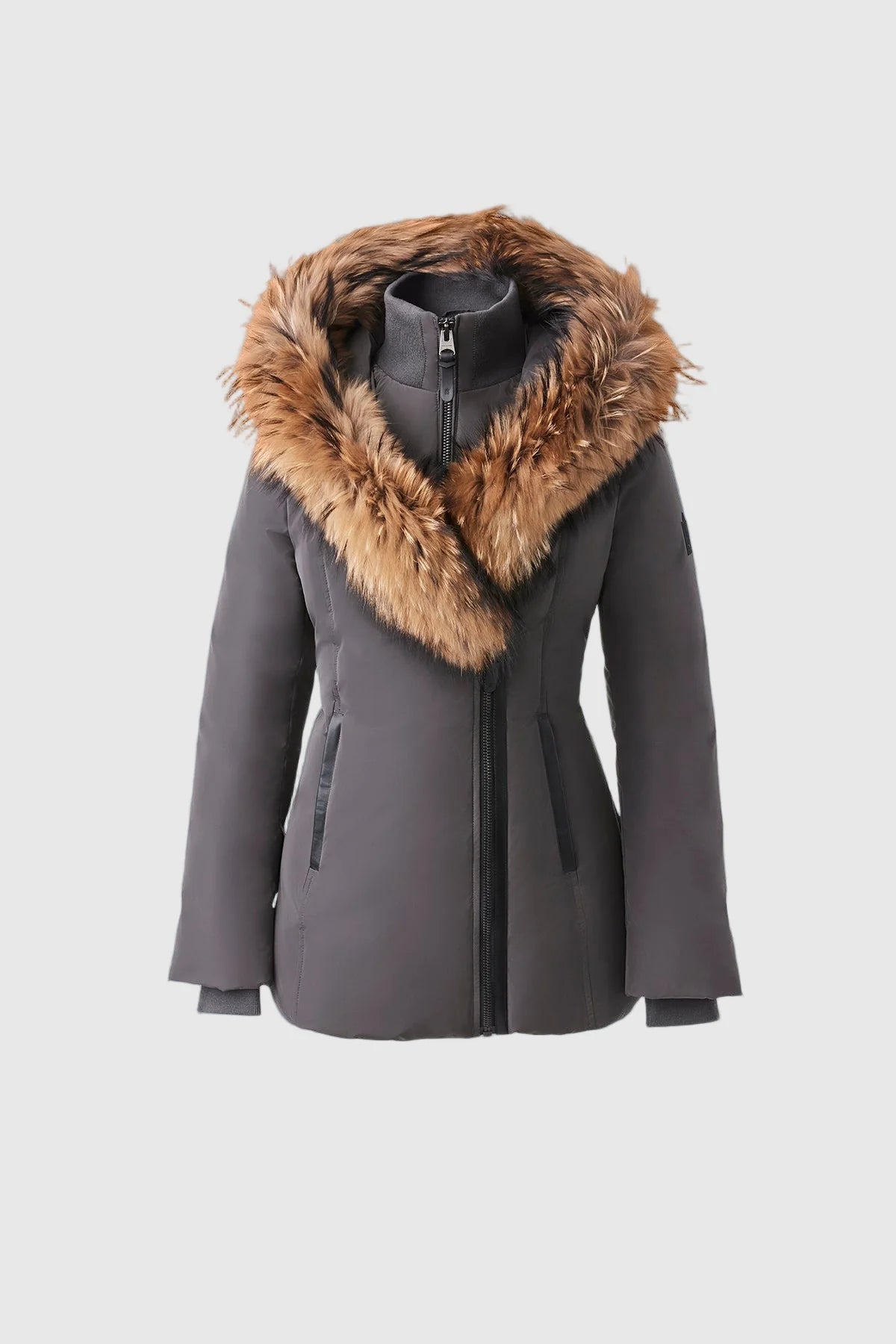 MACKAGE Adali-F Down Coat with Natural Fur Signature Mackage Collar - Gravity NYC