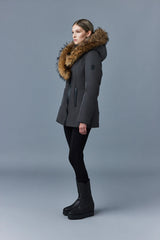 MACKAGE Adali-F Down Coat with Natural Fur Signature Mackage Collar - Gravity NYC