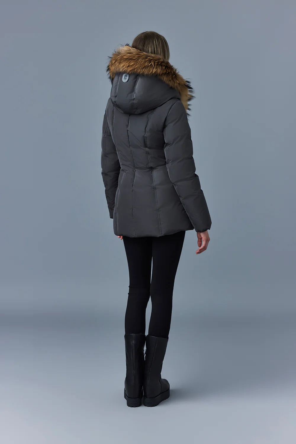 MACKAGE Adali-F Down Coat with Natural Fur Signature Mackage Collar - Gravity NYC