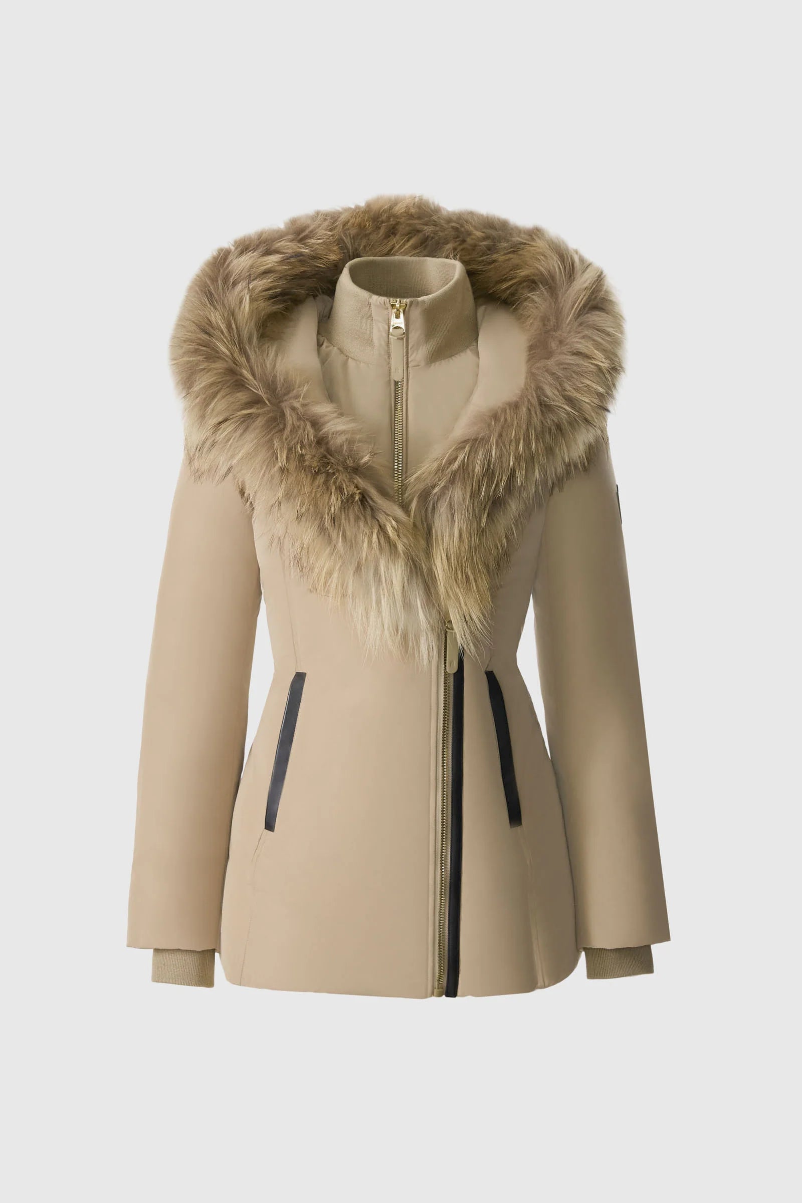 MACKAGE Adali-F Down Coat with Natural Fur Signature Mackage Collar - Gravity NYC