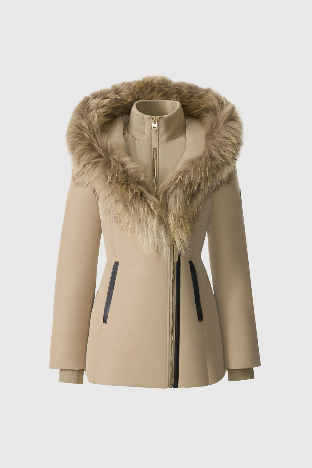 MACKAGE Adali-F Down Coat with Natural Fur Signature Mackage Collar - Gravity NYC