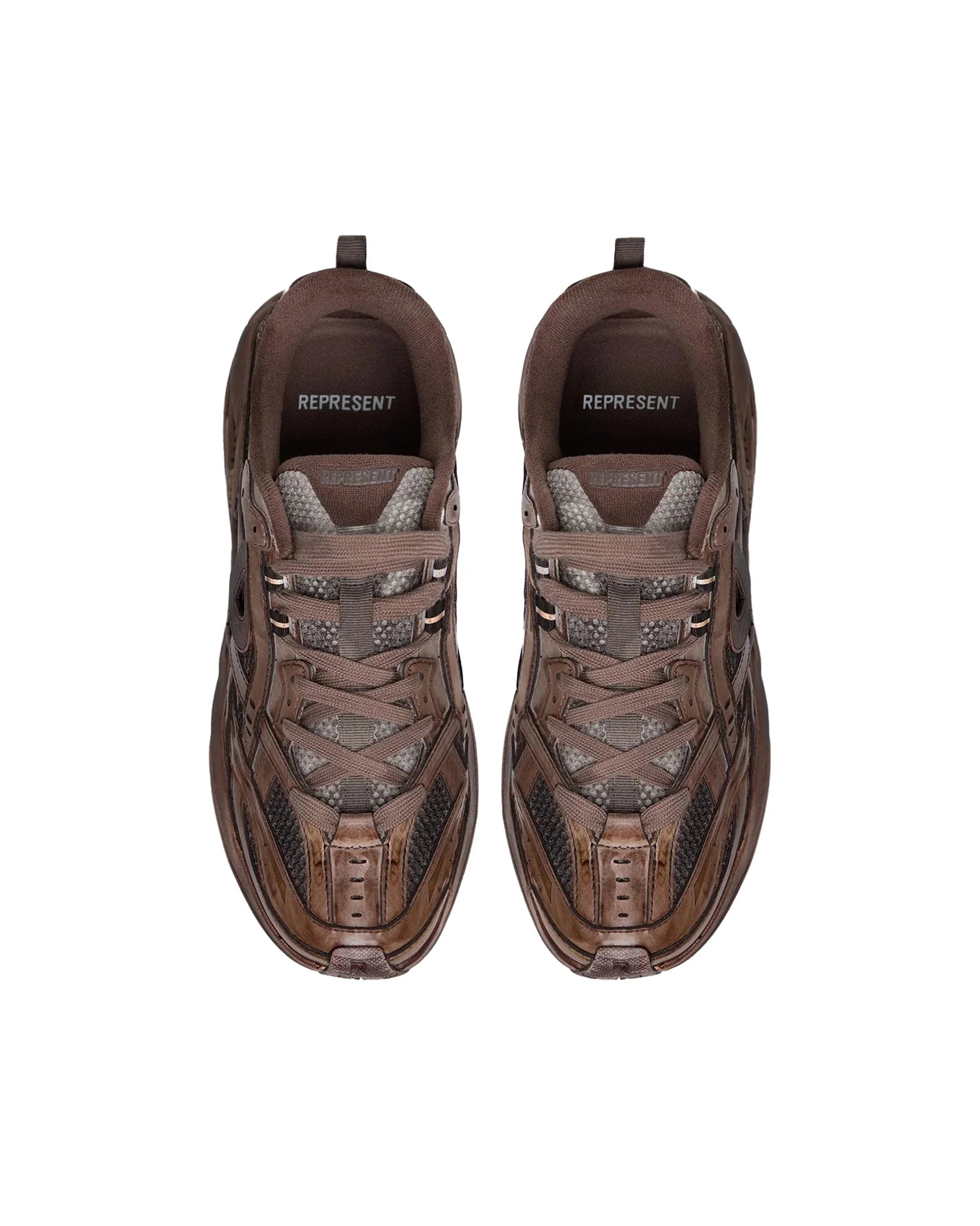 REPRESENT Storm Runner Dip Dye Chocolate - Gravity NYC