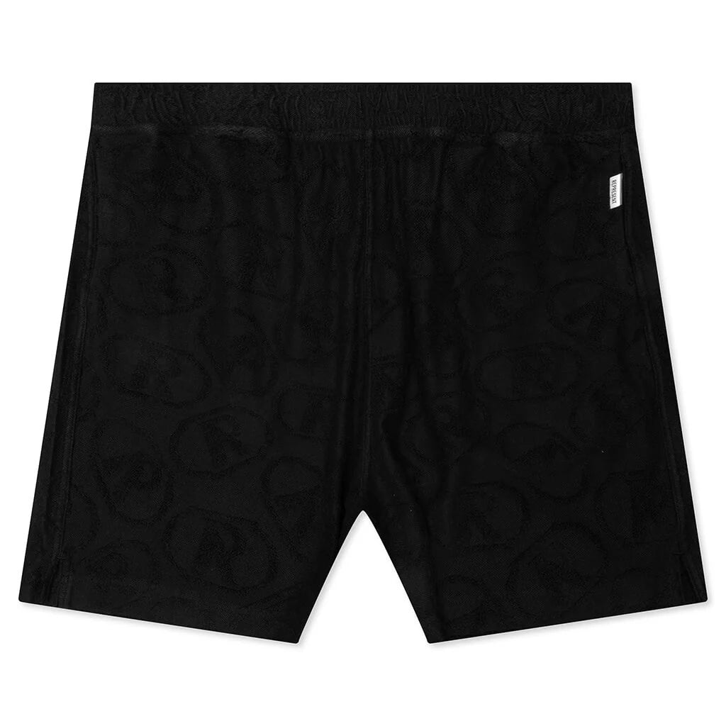 REPRESENT AOP Towel Shorts - Gravity NYC
