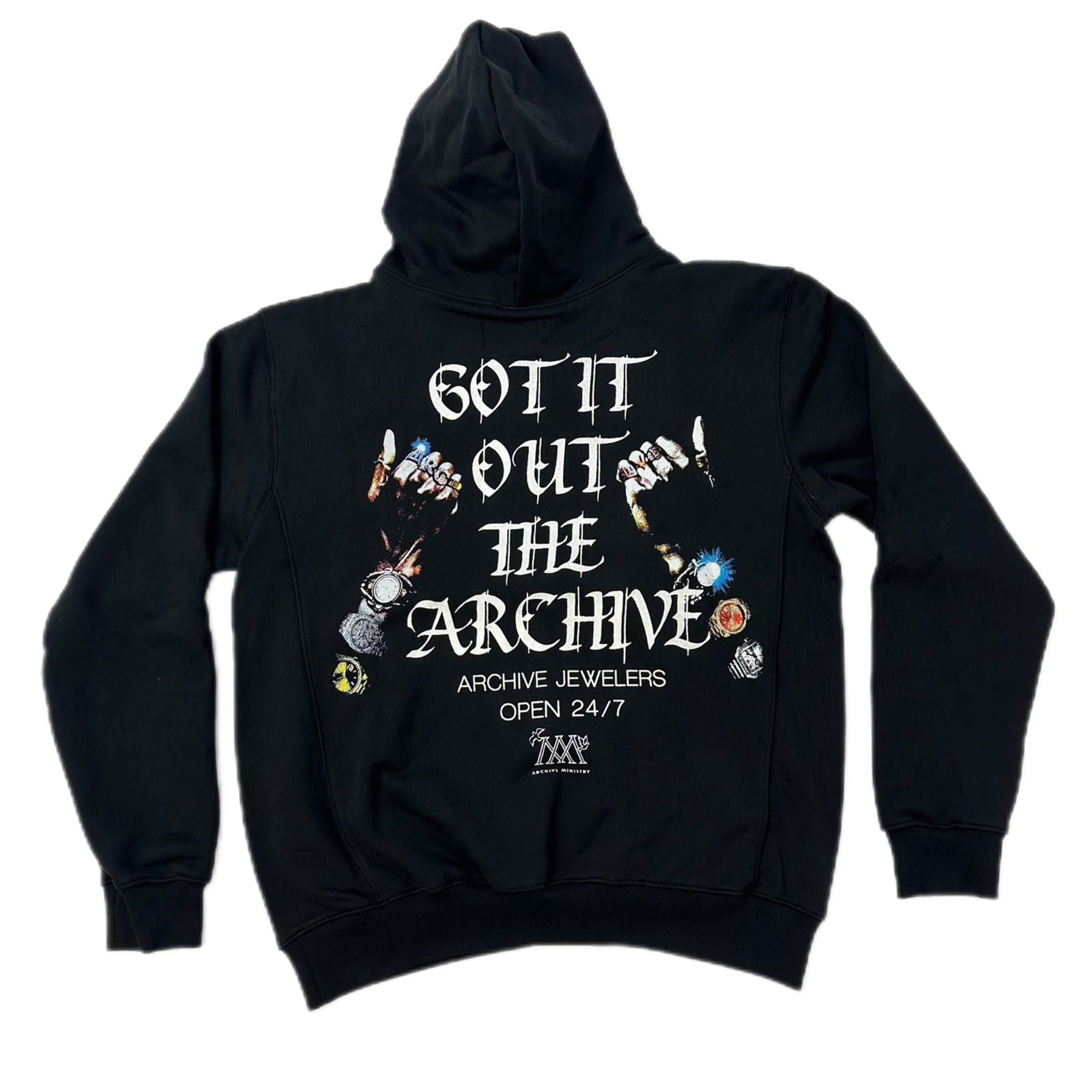 ARCHIVE MINISTRY Wrist Bling Hoodie Gravity NYC