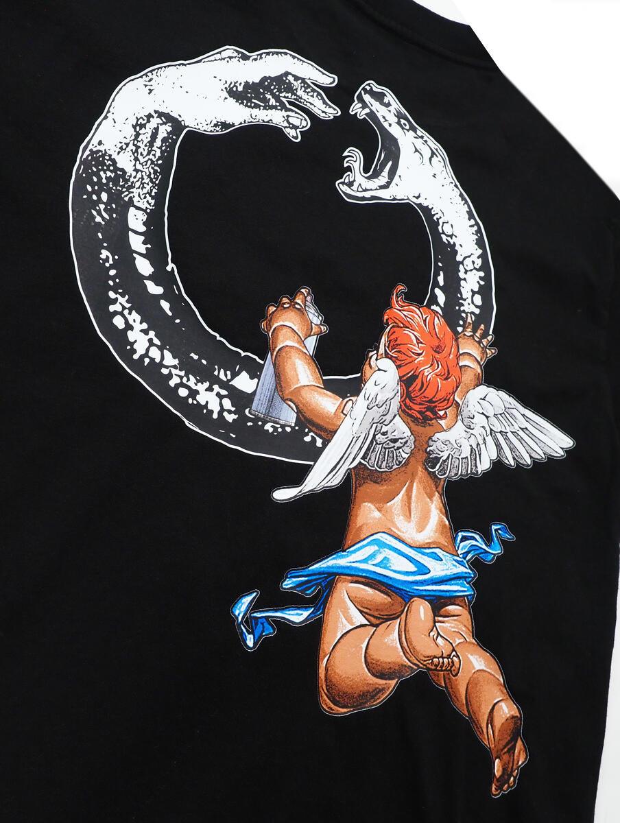 ART MEETS CHAOS Night Life Chaos T-Shirt Black - Gravity NYC