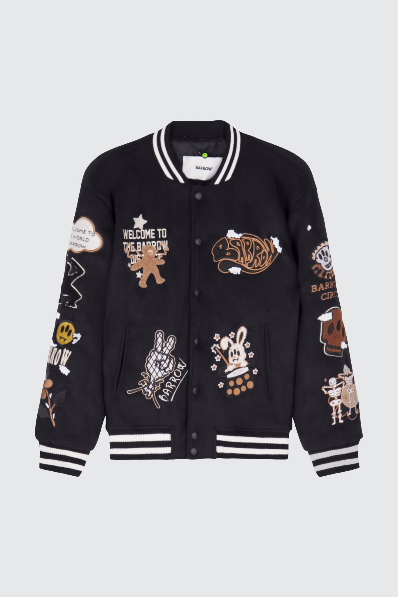 BARROW College Jacket with Embroidered Patches Gravity NYC