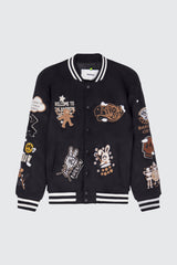 BARROW College Jacket with Embroidered Patches