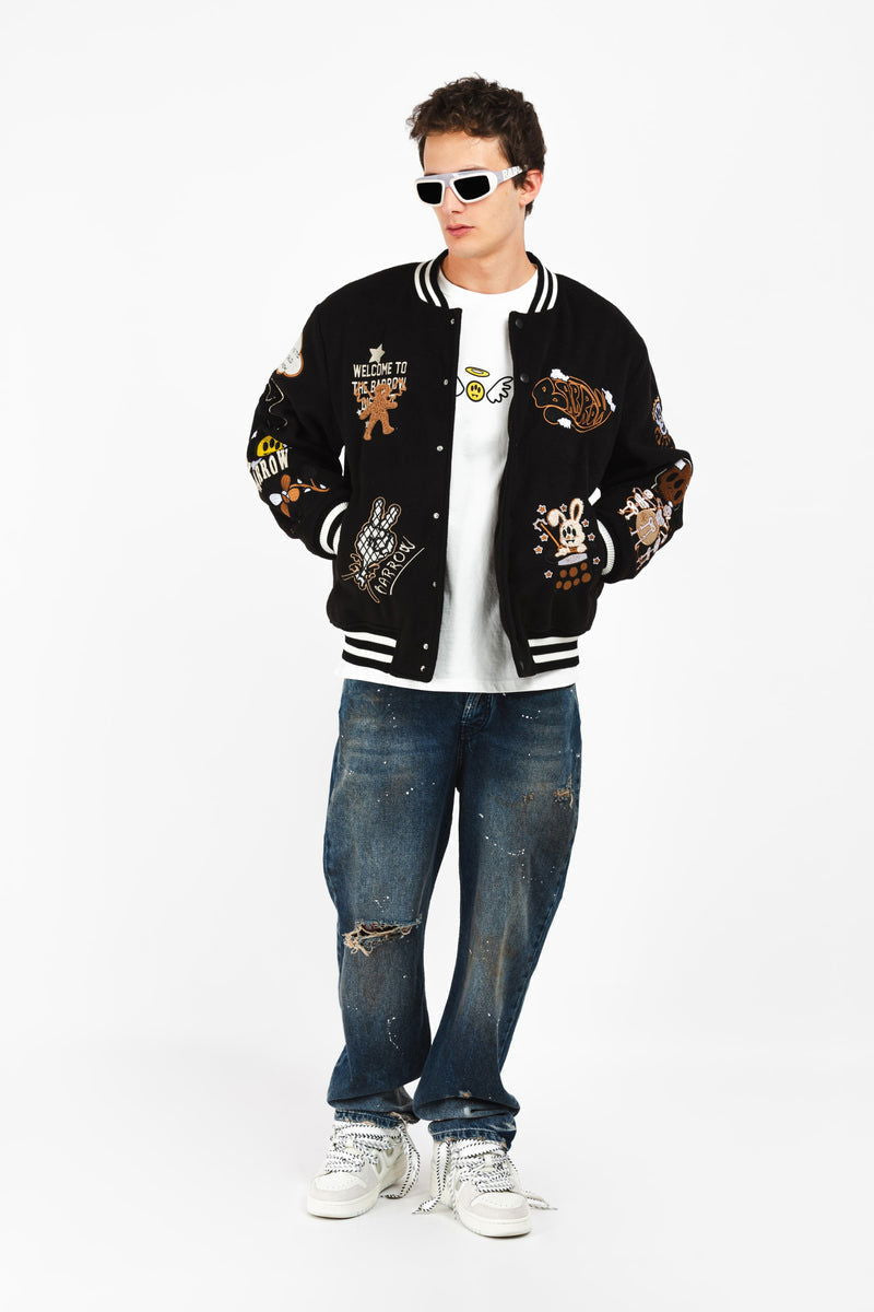 BARROW College Jacket with Embroidered Patches - Gravity NYC