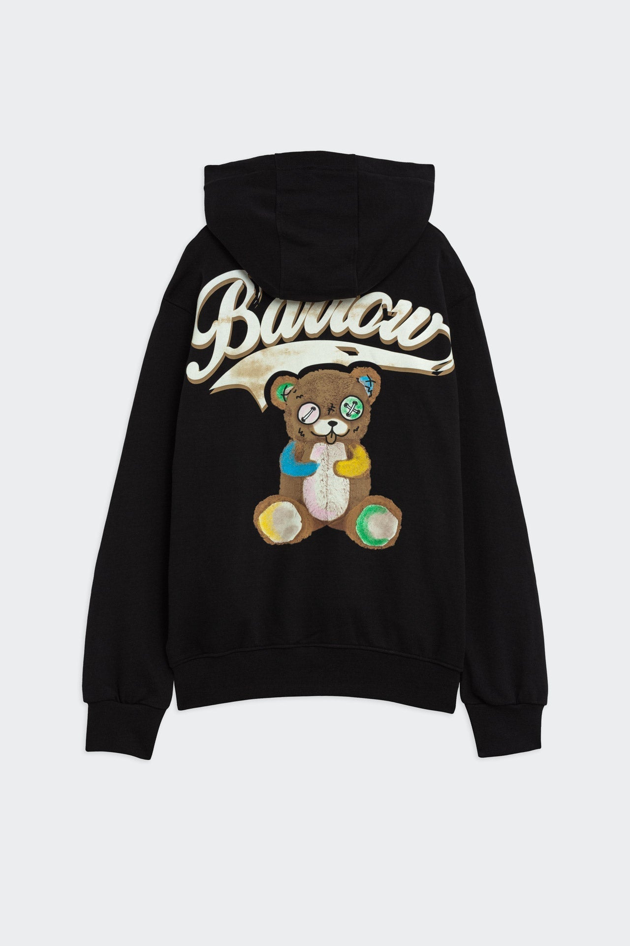 BARROW Washed Print Hoodie