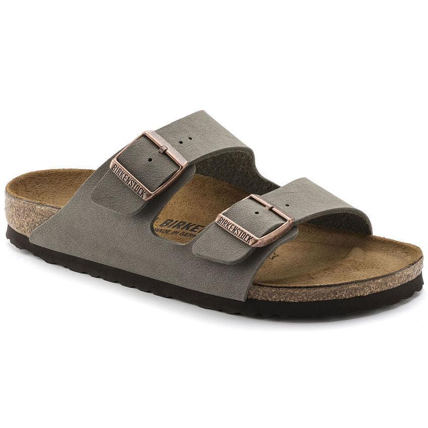 BIRKENSTOCK Arizona Birkibuc Stone - Gravity NYC