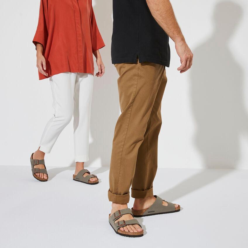 BIRKENSTOCK Arizona Birkibuc Stone - Gravity NYC