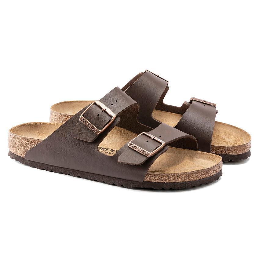 BIRKENSTOCK Arizona Birko-Flor Dark Brown - Gravity NYC