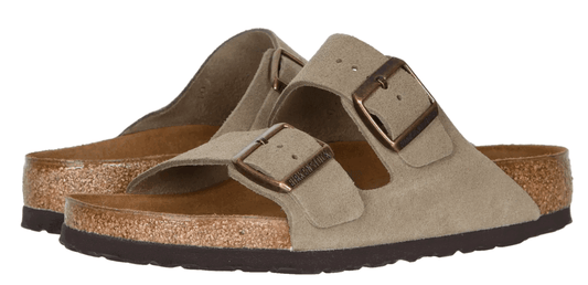 BIRKENSTOCK Arizona Taupe Suede - Gravity NYC