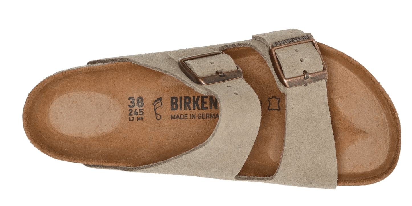 BIRKENSTOCK Arizona Taupe Suede - Gravity NYC