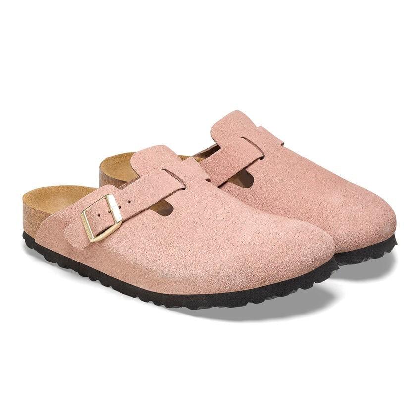 BIRKENSTOCK® Boston Suede Leather-Light Rose Gravity NYC