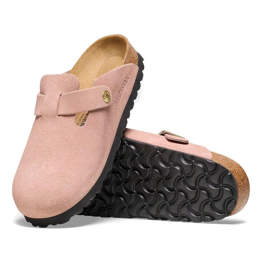 BIRKENSTOCK® Boston Suede Leather-Light Rose Gravity NYC