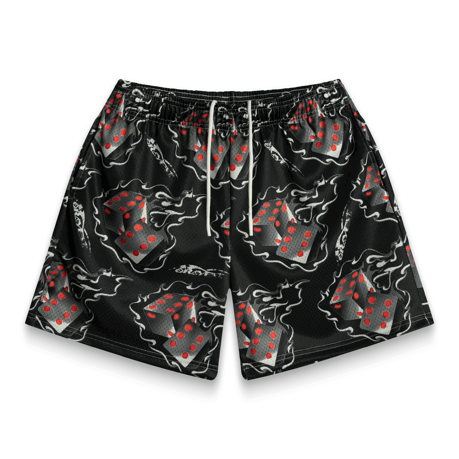 BRAVEST STUDIOS Black Dice Shorts