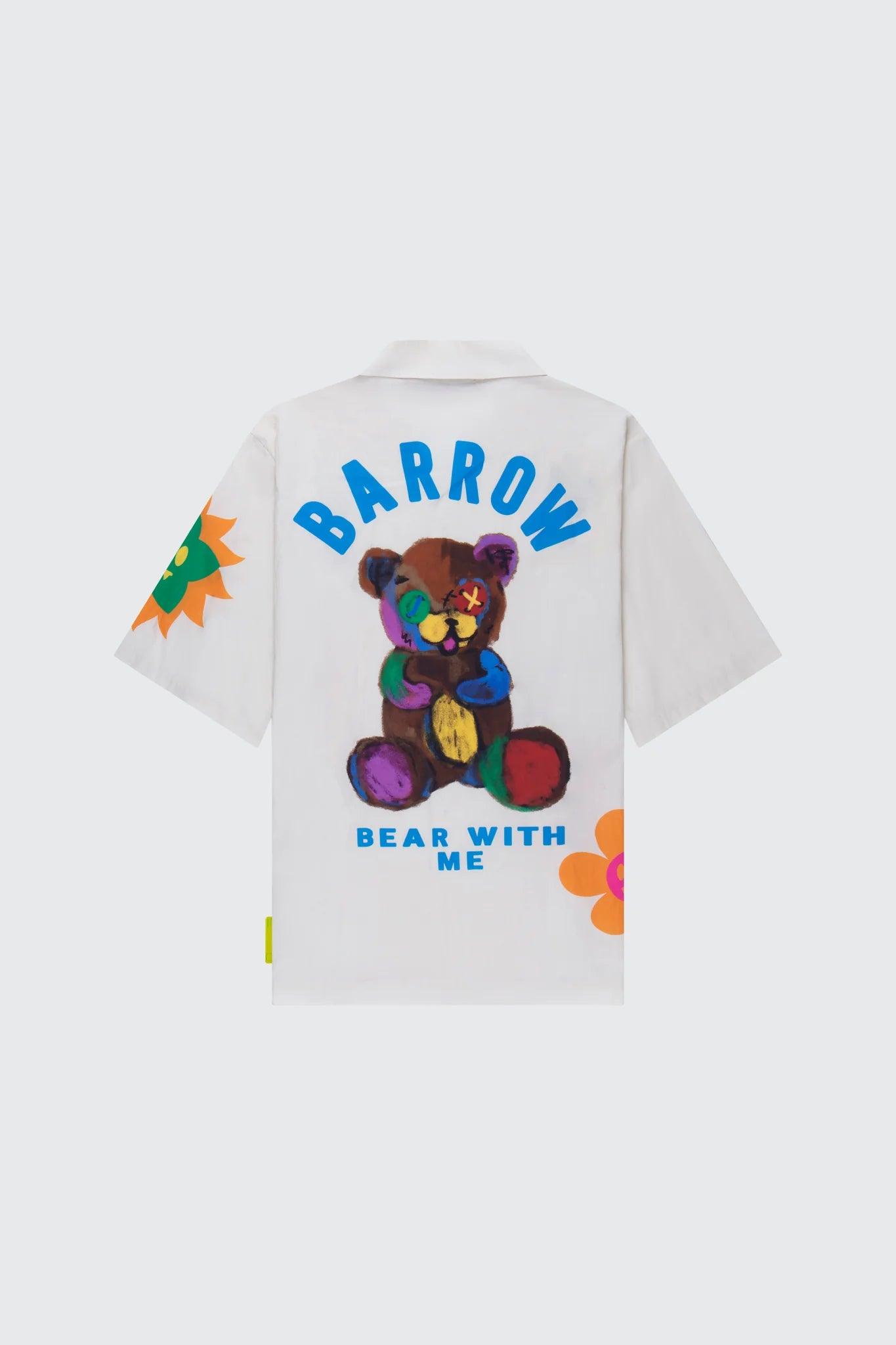 Barrow Short Sleeve Shirt with Multicolor Print Gravity NYC