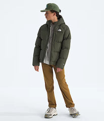 THE NORTH FACE Boys' North Down Hooded Jacket New Taupe Green