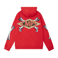 CAMPUS GOODS Dead End Hoodie Red - Gravity NYC