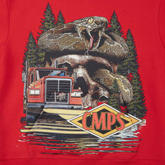 CAMPUS GOODS Dead End Hoodie Red - Gravity NYC