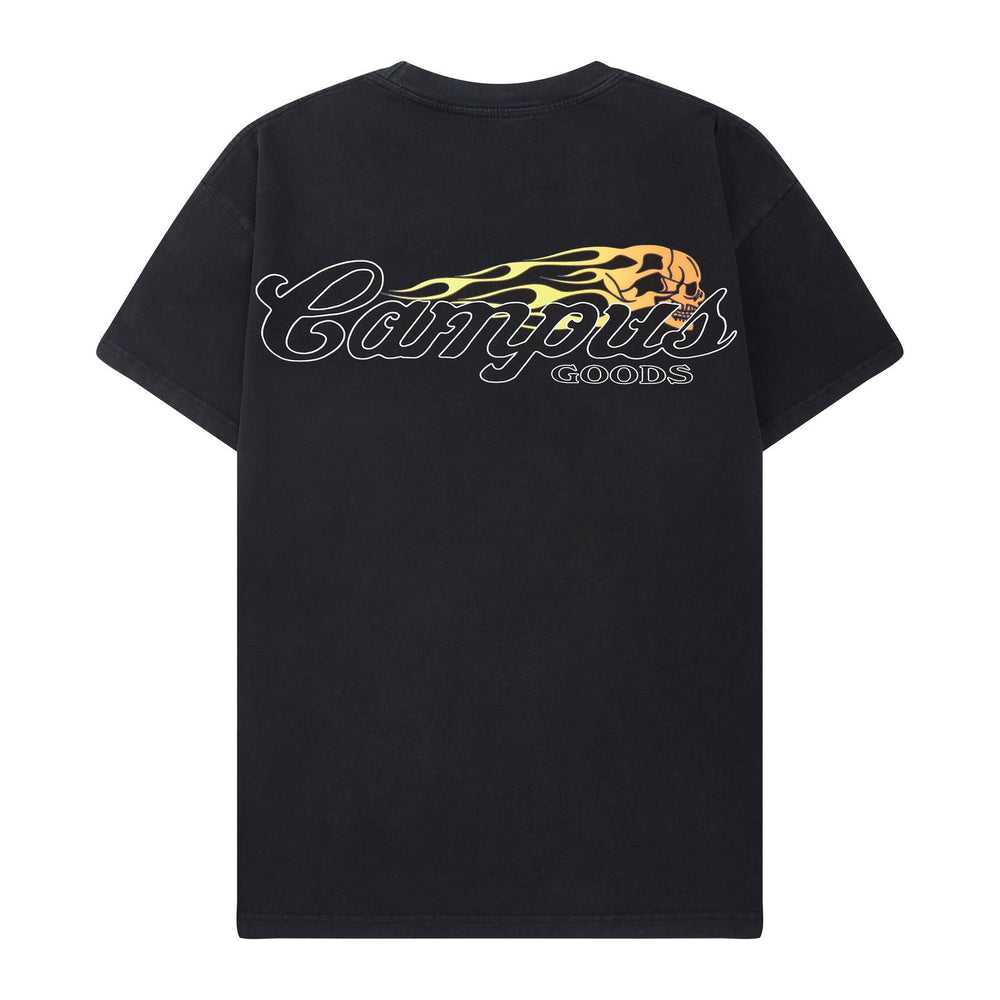 CAMPUS GOODS Road Trip Tee Vintage Black - Gravity NYC