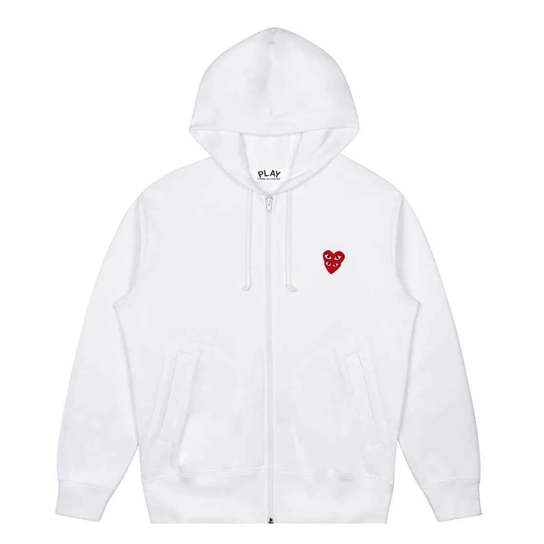 COMME DES GARCONS Play Double Hearts Hoodie Gravity NYC