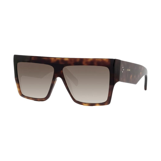 CELINE CL400921 52F Chunky Rectangle Acetate Women's Sunglasses Gravity NYC